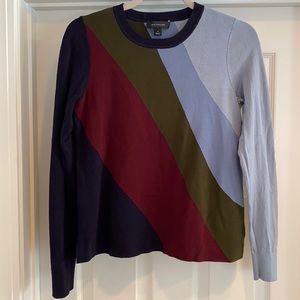 Ann Taylor color block sweater